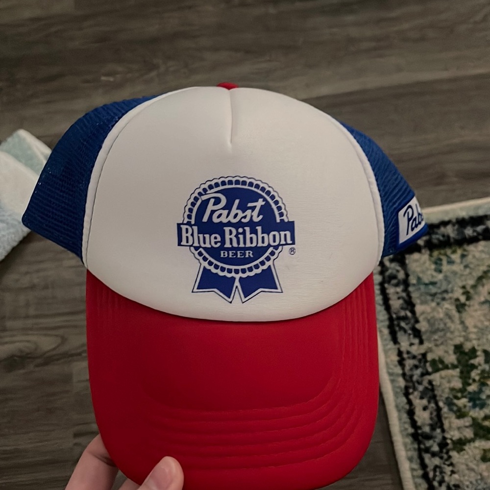 Basically brand new Pabst blue ribbon hat